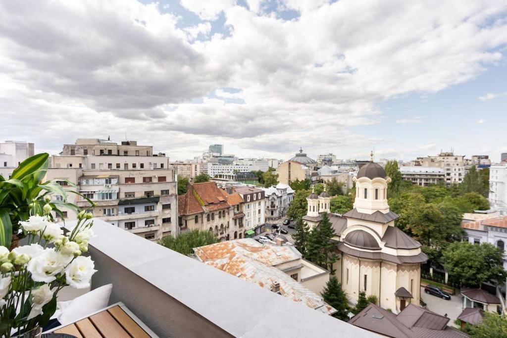 Apartmán Stunning Views 2Br Midtown Flat - Charming Balcony Bukurešť Exteriér fotografie
